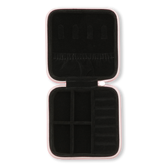 Day Saffiano Zip Square - Slate Rose