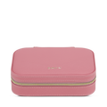 Day Saffiano Zip Box - Slate Rose