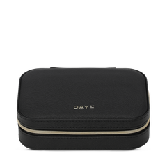 Day Saffiano Zip Box - Black