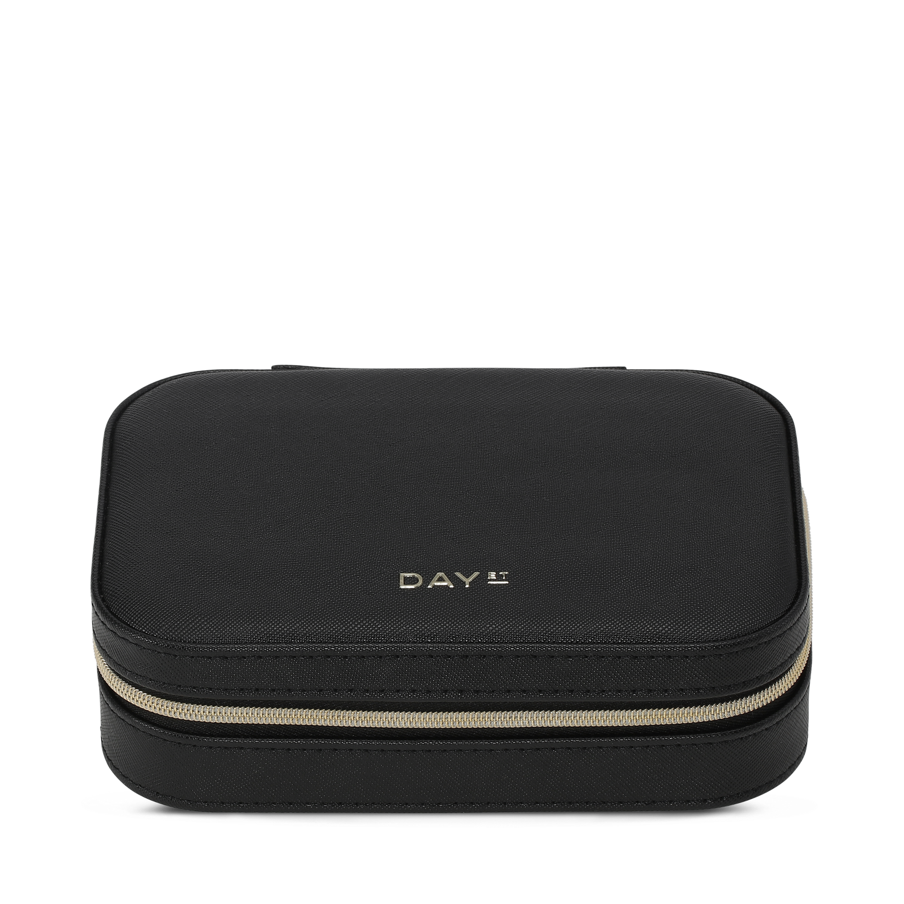 Day Saffiano Zip Box - Black