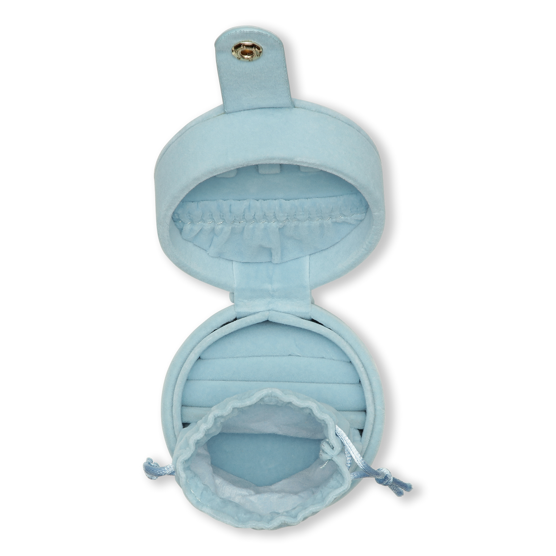 Day Jewelry Box Round S - Cashmere Blue