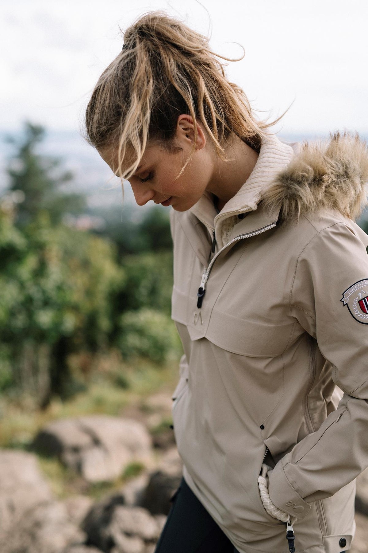 Finse 2.0 2-Lags Anorakk - Beige