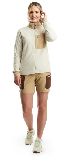 1222 ST Fleece Jakke - Krem