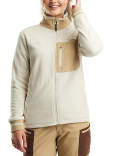 1222 ST Fleece Jakke - Krem