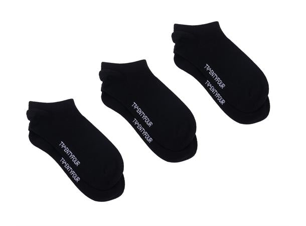 Ankelsokk Sneaker 3pk - Sort