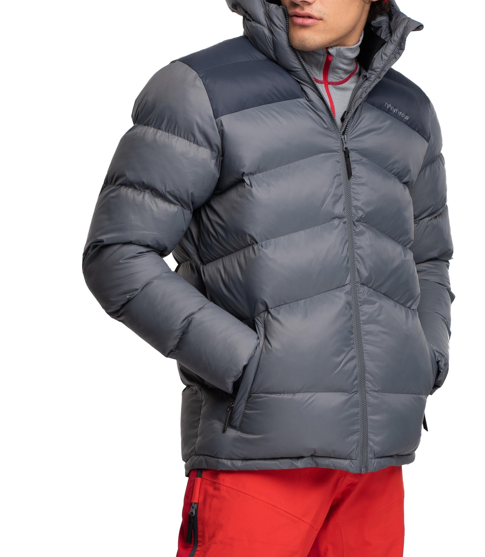 Isbre Ecodown Jakke - Skifergrå