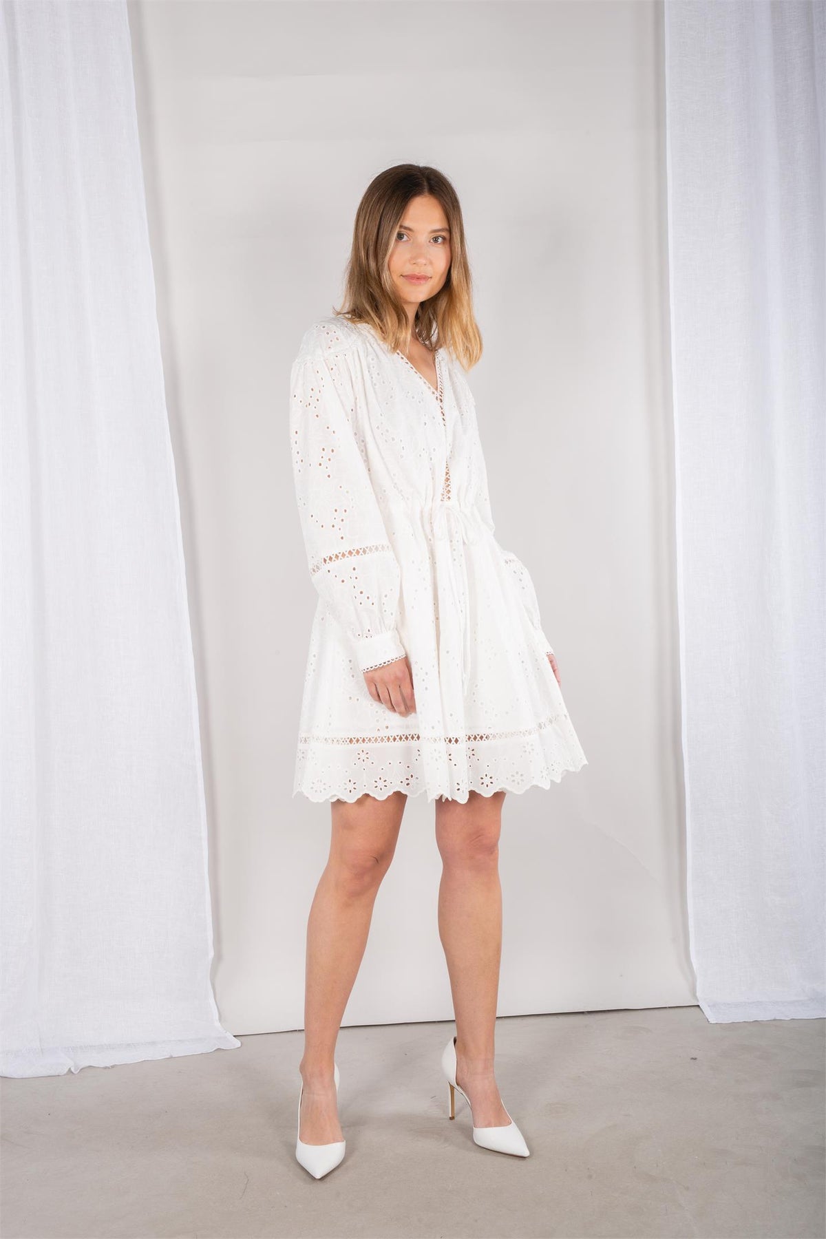 Jennie Dress - White