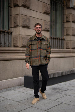 Jesus Overshirt - Olive Multi