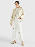Quilted Hooded Down-Filled Jacket - Light Sandalwood