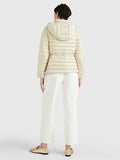 Quilted Hooded Down-Filled Jacket - Light Sandalwood