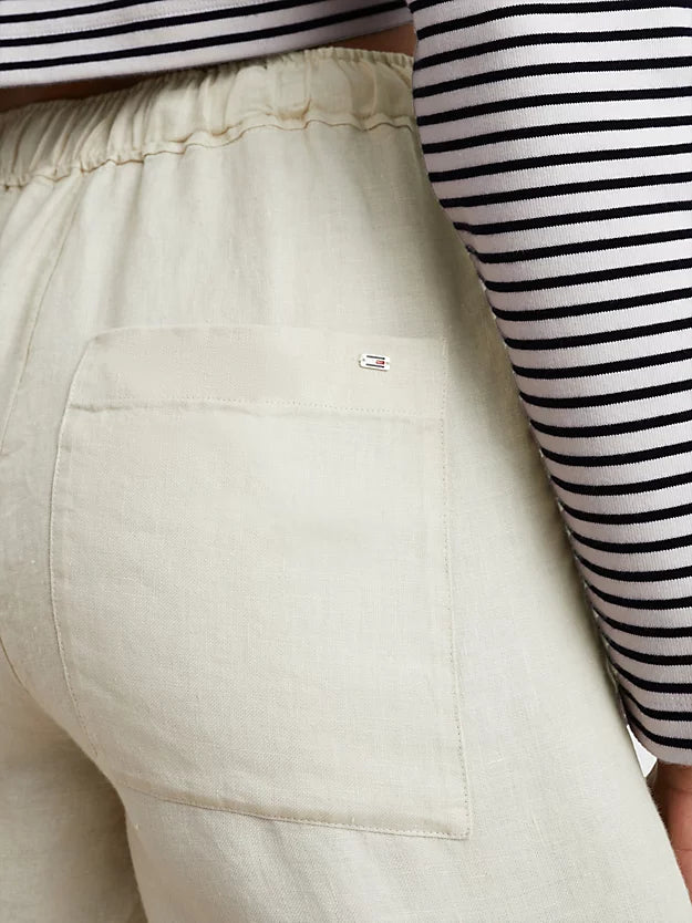 Casual Linen Short - Light Sandalwood