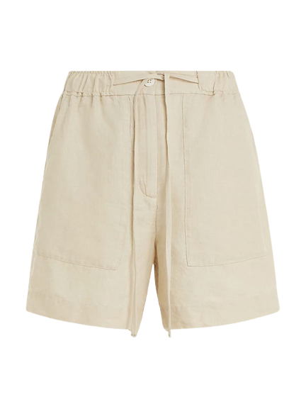 Casual Linen Short - Light Sandalwood