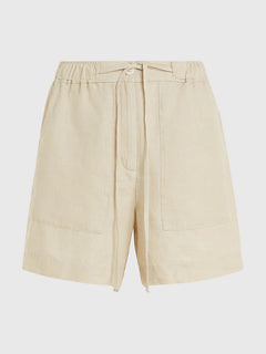 Casual Linen Short - Light Sandalwood