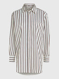 CO Stripe Oversized Shirt - Prep Stp/ Desert Sky/ Primary Red