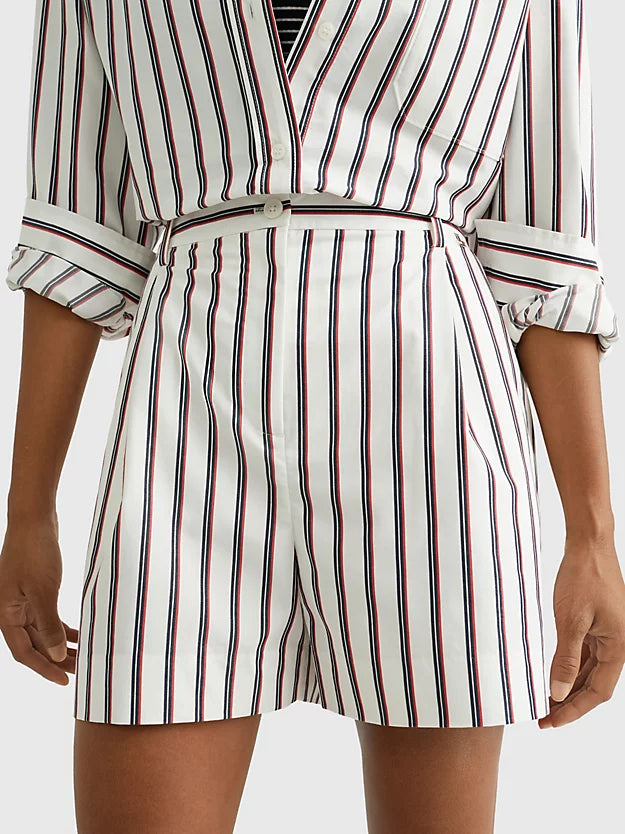CO Stripe Shorts - Prep Stp/ Desert Sky/ Primary Red