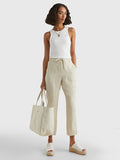 Ribbed Slim Fit Tank Top - Th Optic White