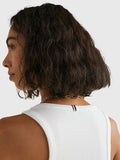 Ribbed Slim Fit Tank Top - Th Optic White