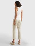 Ribbed Slim Fit Tank Top - Th Optic White