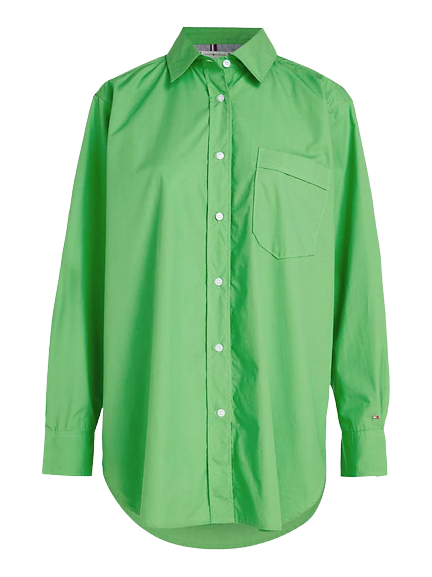 1985 Collection Oversized Poplin Shirt - Spring Lime