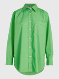 1985 Collection Oversized Poplin Shirt - Spring Lime