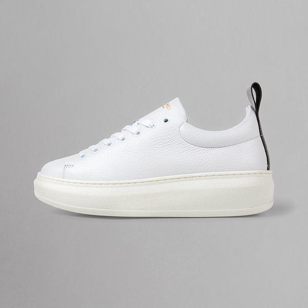 Club Tech - Tumbled Leather - White - Jim Rickey - Sko - VILLOID.no