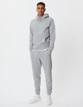 Lens Hoodie - Light Grey Melange/White