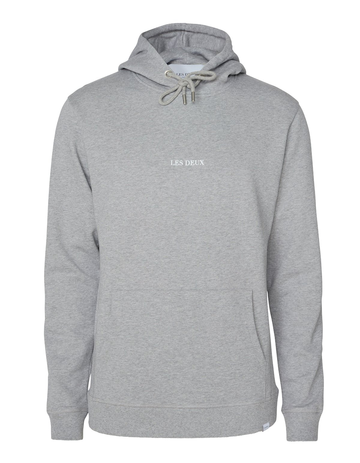 Lens Hoodie - Light Grey Melange/White