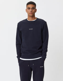 Lens Sweatshirt - Dark Navy/White