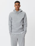 Lens Hoodie - Light Grey Melange/White
