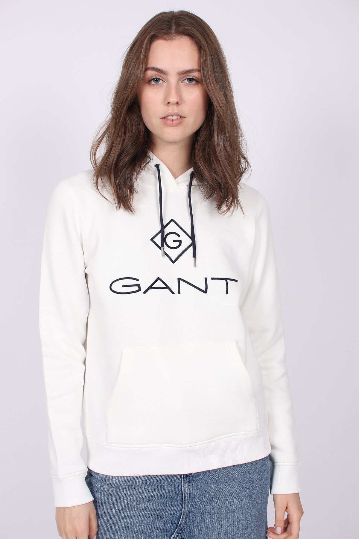 Gant Lock Up Sweat Hoodie - Eggshell - GANT - Gensere - VILLOID.no