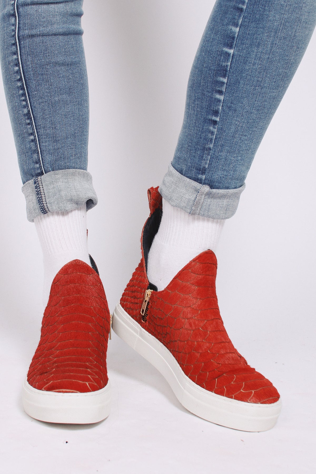 Bootie Sneakers Unisex - Orange - Mariette - Sko - VILLOID.no