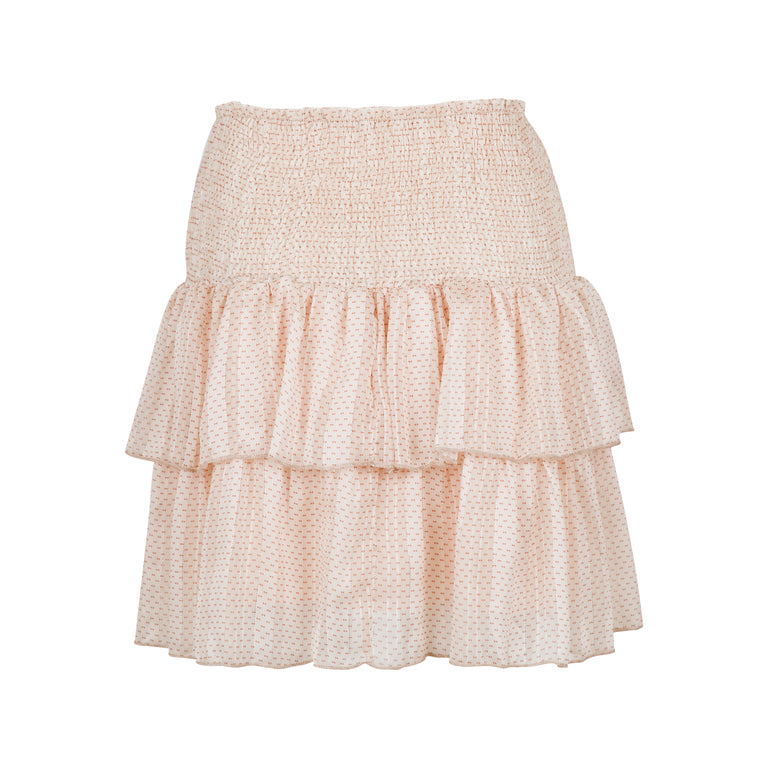 Carin Dot Skirt - Beige - Neo Noir - Skjørt - VILLOID.no