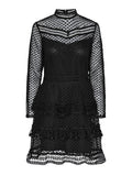 Yasalberta LS New Lace Dress - Black