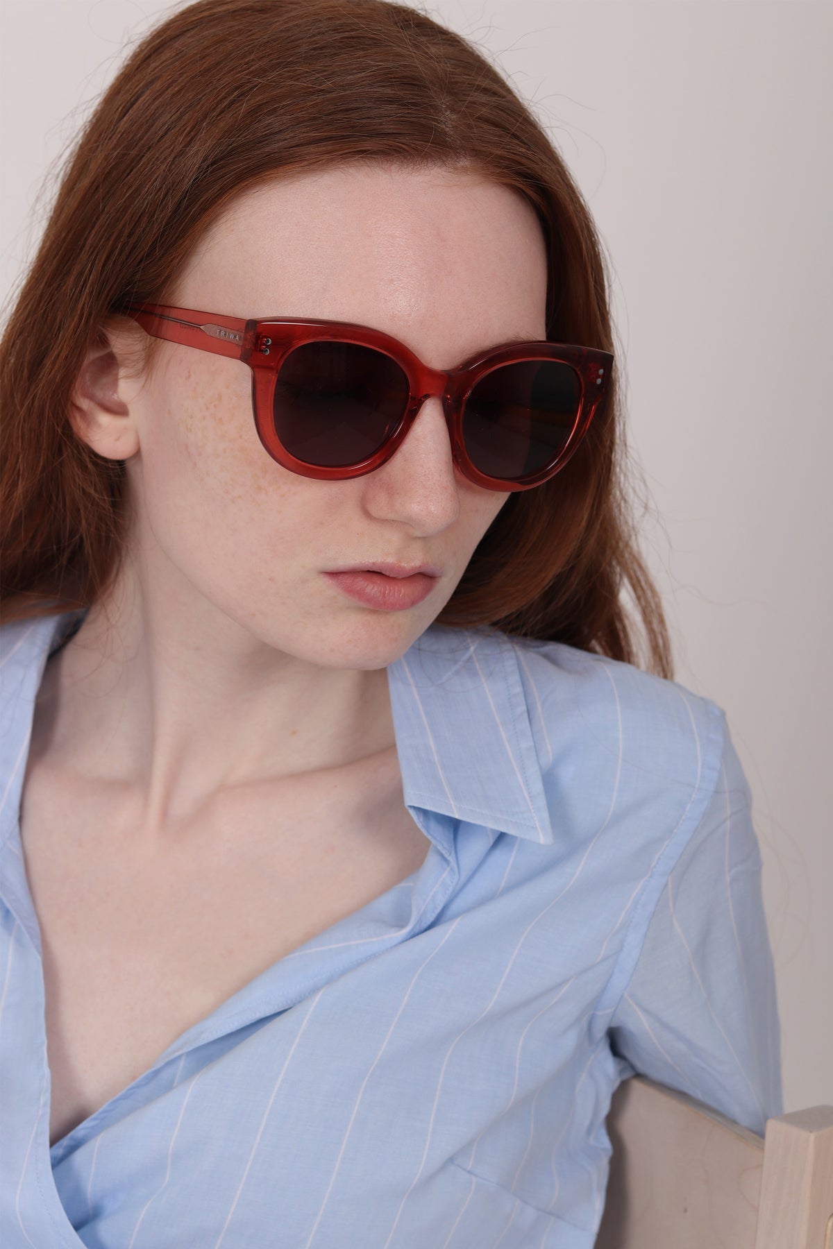 Klara Solbriller - Peach - TRIWA - Tilbehør - VILLOID.no