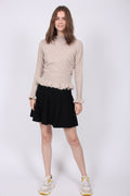 Triny Merino Skirt - Black - Ella & il - Skjørt - VILLOID.no