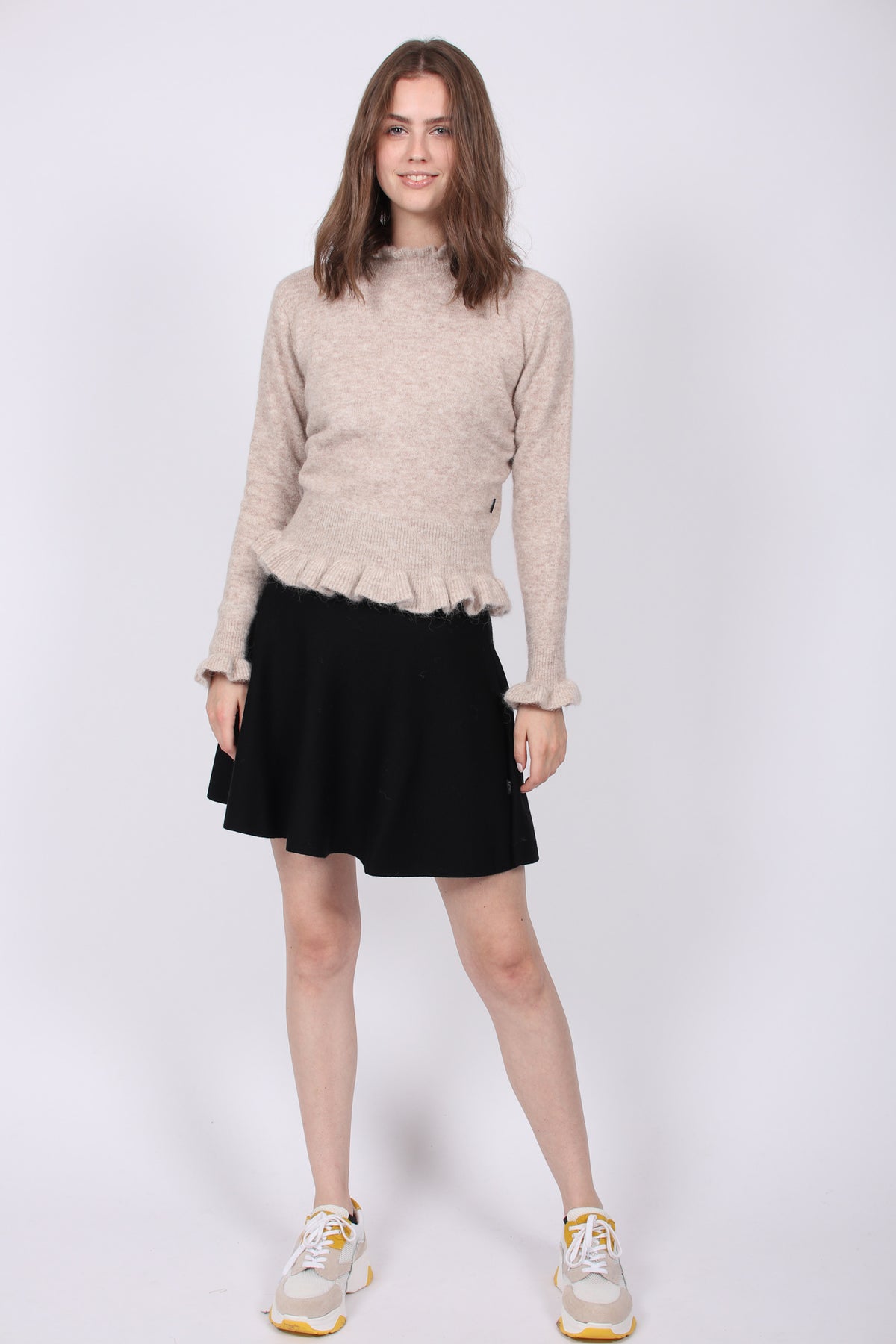 Triny Merino Skirt - Black - Ella & il - Skjørt - VILLOID.no