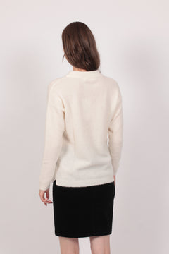 PapinaIW O-neck Pullover - White Smoke - InWear - Gensere - VILLOID.no