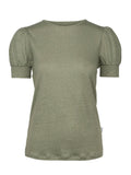 Madeleine Linen Tee - Grön