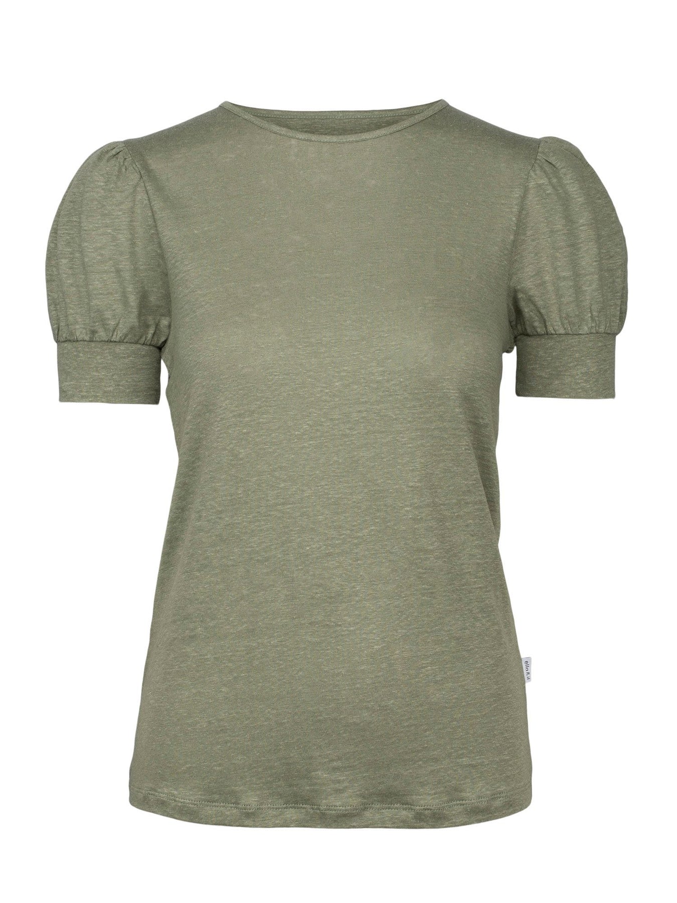 Madeleine Linen Tee - Grön