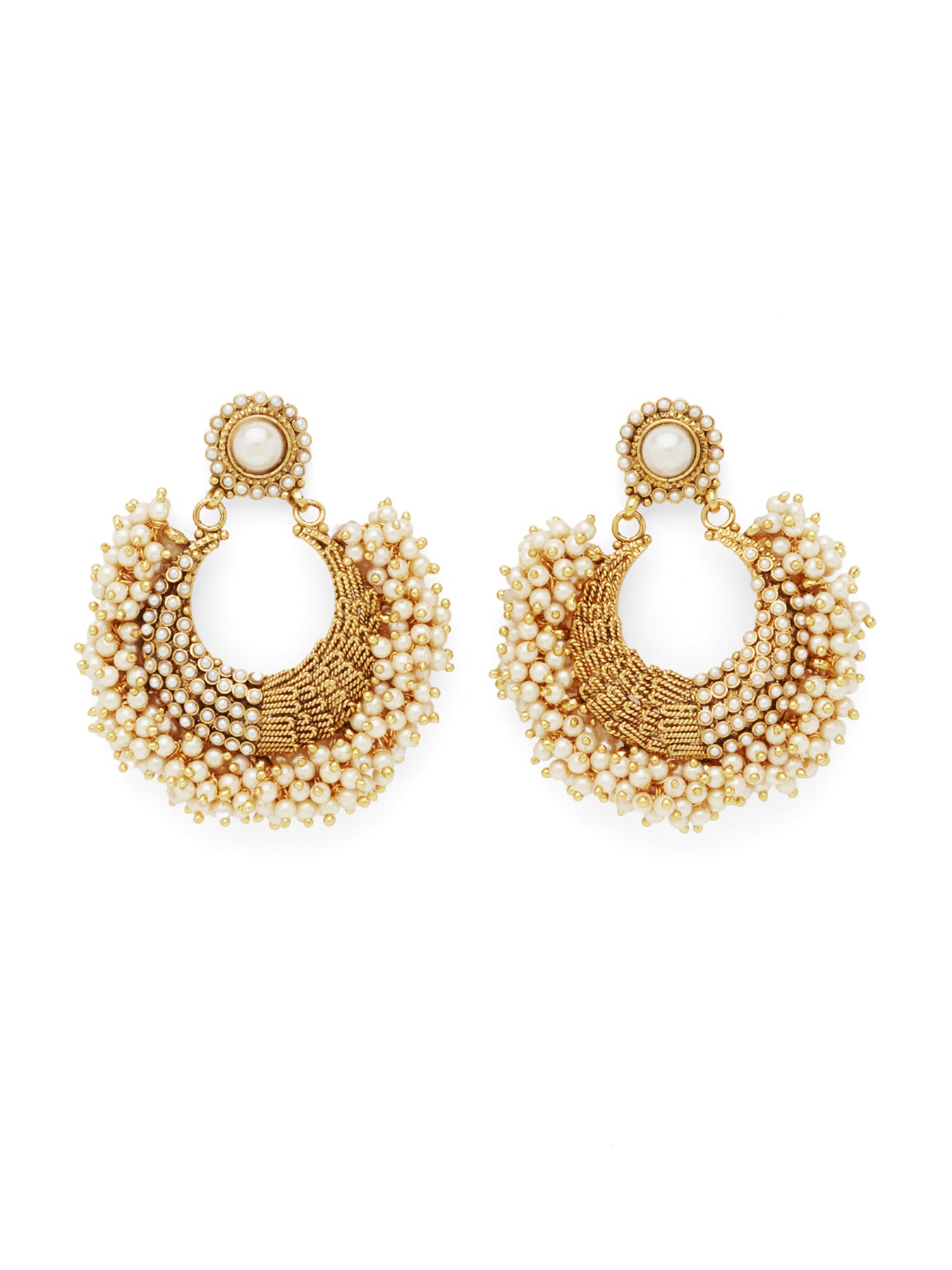The Small Tanushri Earrings - Pearl - Miss Mathiesen - Smykker - VILLOID.no