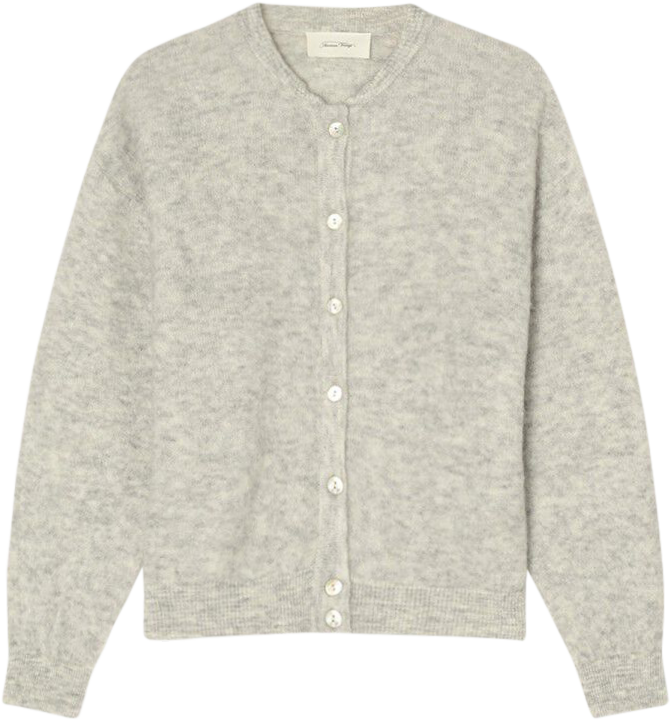 Zabidoo Cardigan - Light Grey Melange