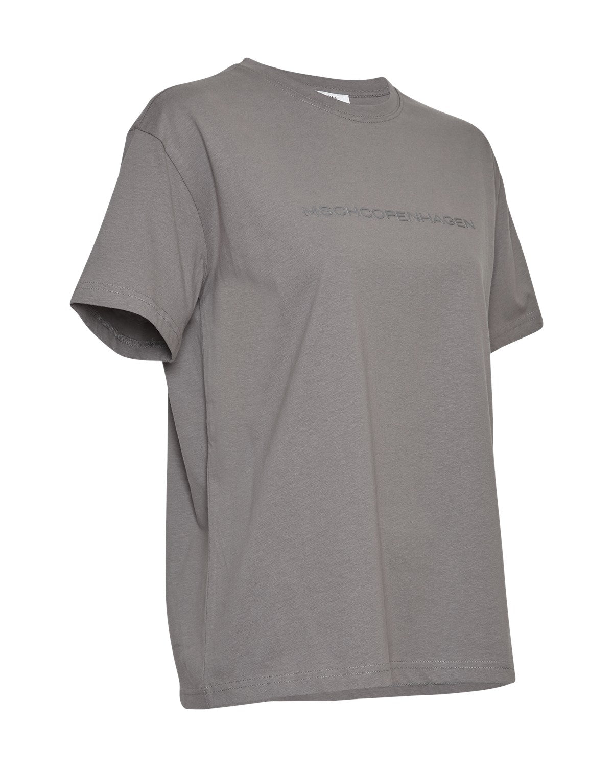 Liv Organic Logo Tee - S Grey - Moss Copenhagen - T-skjorter & Topper - VILLOID.no