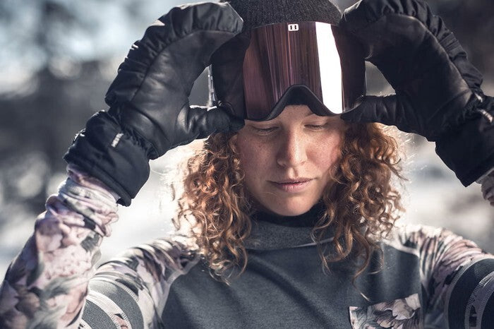 Goggles Flow - Black/Brown w Ice Pink Multi