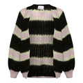Vera Knit Cardigan - Black/Lavender/Cream