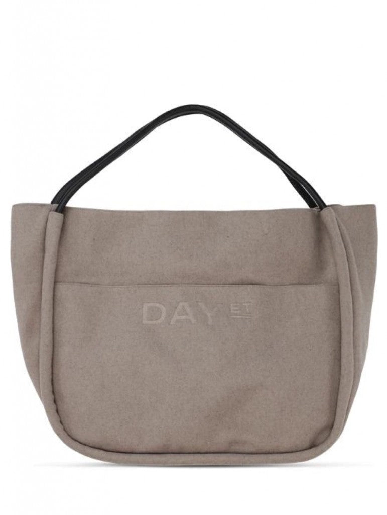 Day Woolen Small Shopper - Taupe Melange