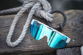 Active Matrix - White - Smoke With Blue Multi
