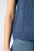 Kala Vest Wool - Denim Blue