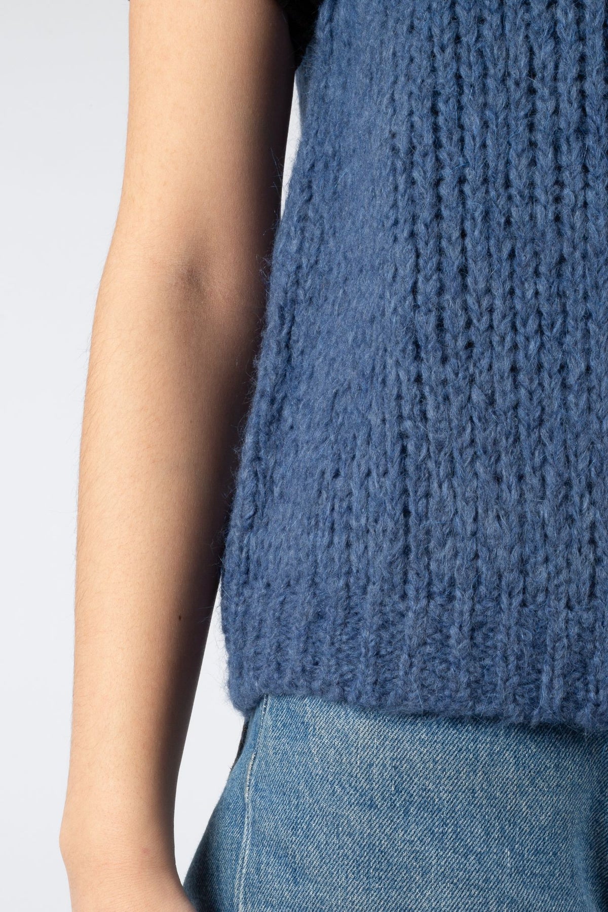 Kala Vest Wool - Denim Blue