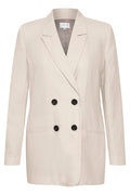 PaulaGZ Linen Blazer - Ancient Scroll