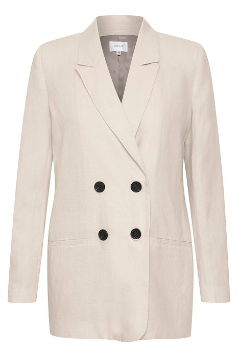 PaulaGZ Linen Blazer - Ancient Scroll